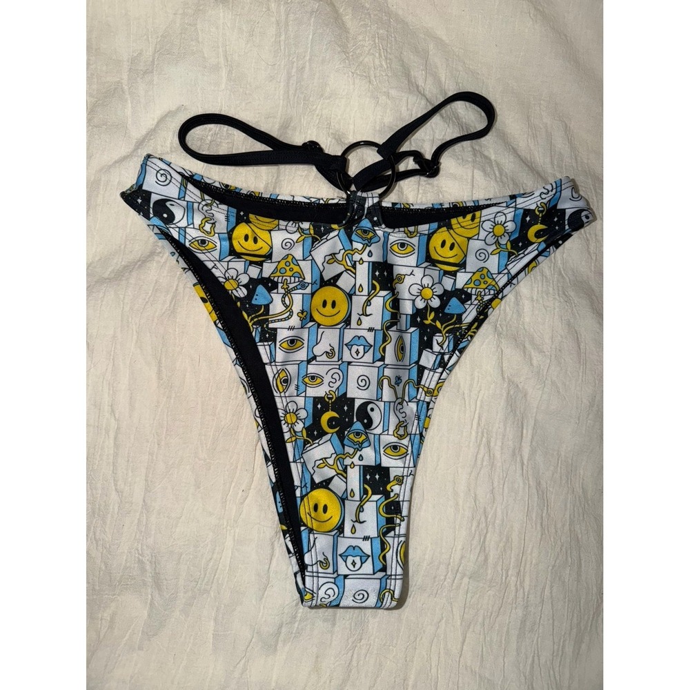 Rave after Rave Kandi Flip Untamed Bottoms ring front waist strap size medium